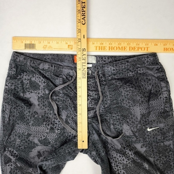 NIKE TRAINING THE ATHLETIC DEPT GRAPHITE BLK CAPRI LONG SHORTS WOMENS SZ. M 8-10 - Picture 8 of 8